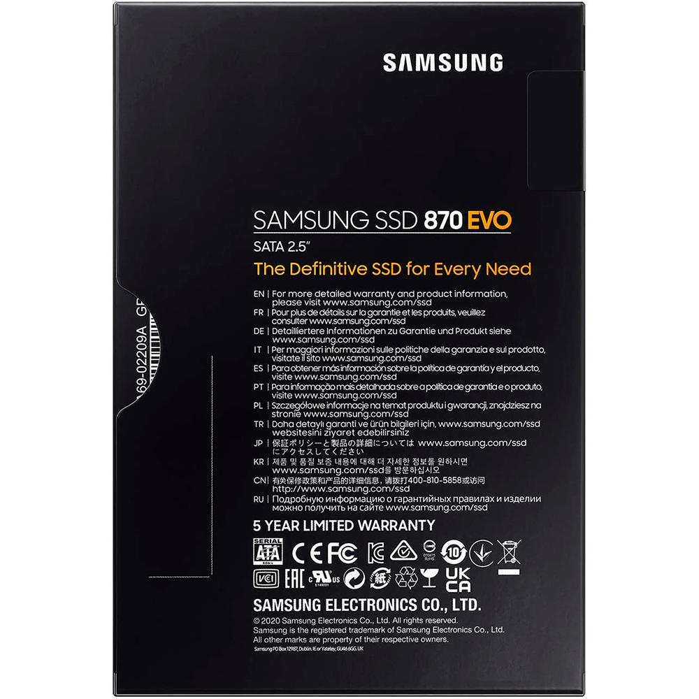 SSD 2.5 Samsung 870 EVO 4TB SATA 4